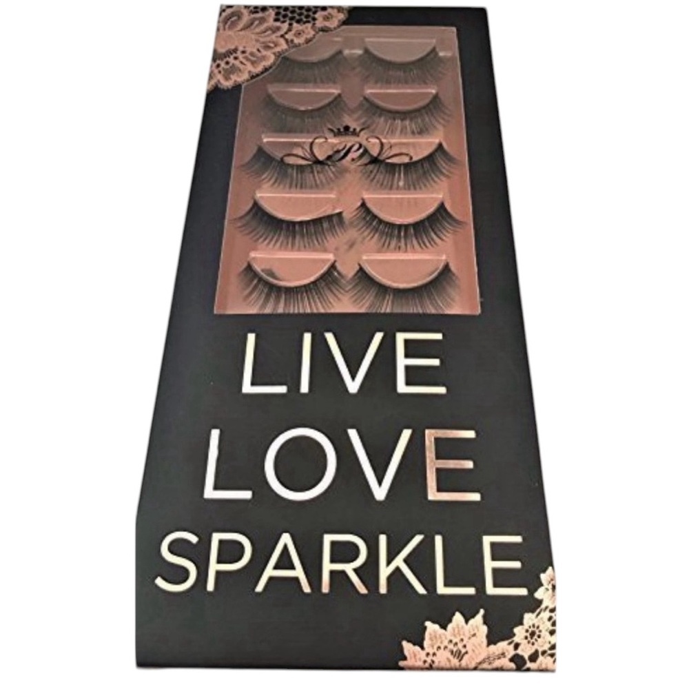 PARIS HILTON Ooh La La, Live, Love, Sparkle, False  Eyelashes, 5 Pairs.